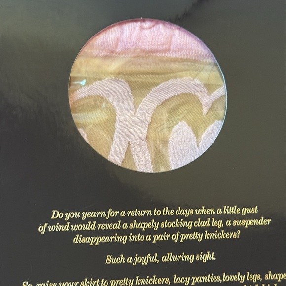 Honey Birdette Luxury Thigh High Heart Suspender Stockings - Picture 4 of 6